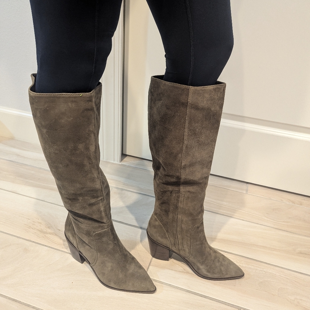 NWT Cole Haan Boho Willa Sused Knee High Boots - Picture 2 of 6